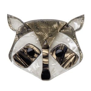 Erstwilder Masked Trickster Brooch Rare Raccoon